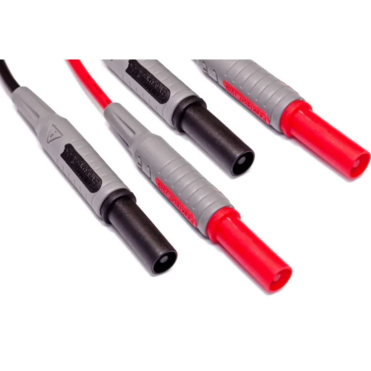 PeakTech Prüfleitungen P 7020: 1000 V / 10 A, mit 4mm Buchsen, (1 St)