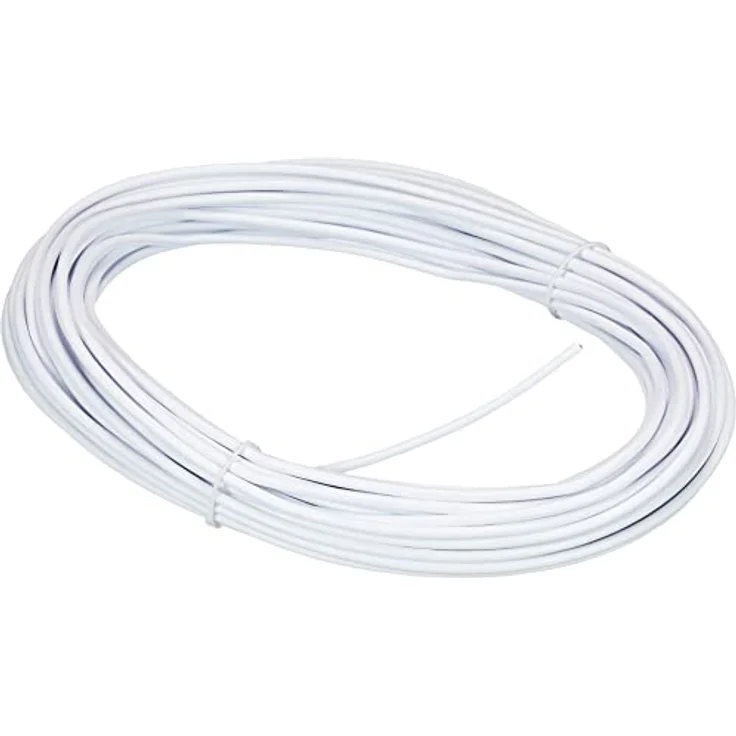SLV Niedervolt-Seil, Kupfer/Kunststoff, weiß, 4mm², 20m für Tenseo Niedervolt-Seilsystem – Bild 1