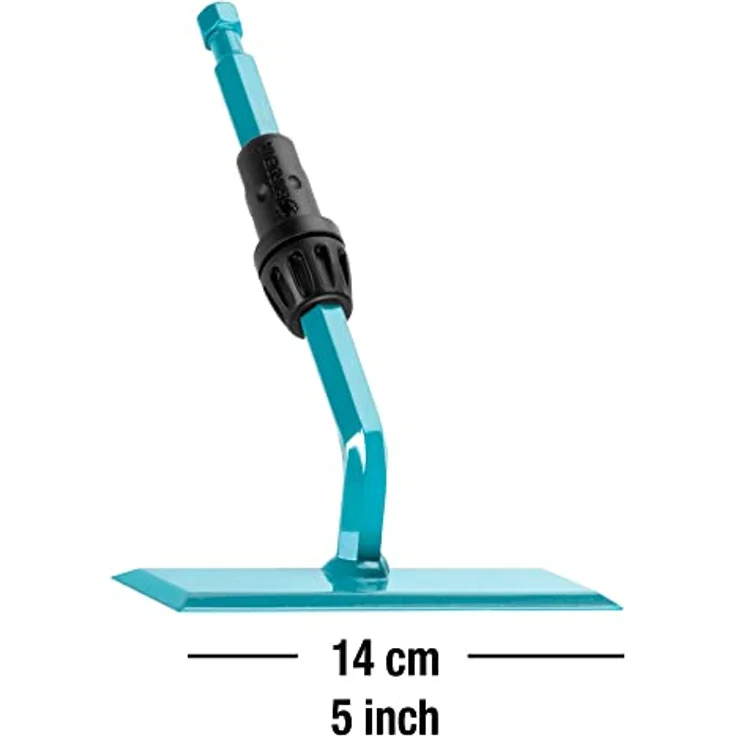 GARDENA combisystem-Schuffel GARDEX: Gartenzubehör für Bodenarbeiten wie das Jäten von Beeten und Wegen, Arbeitsbreite 14 cm, für combisystem-Stiele, empfohlene Stiellänge 150 cm (3187-20) – Bild 4