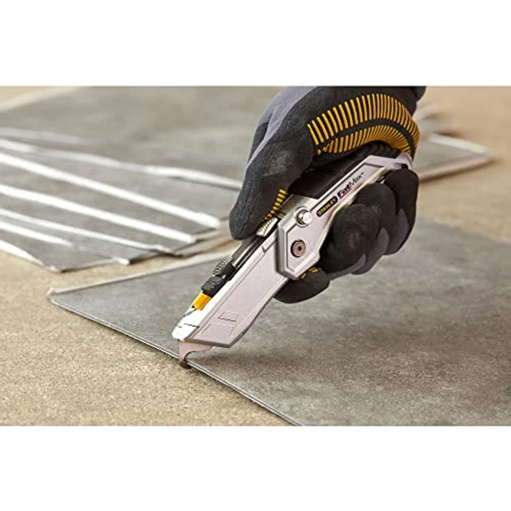 Stanley FatMax Klappmesser Twin Blade (einklappbar, ergonomisches Design, werkzeugloser Klingenwechsel) 0-10-825 – Bild 6