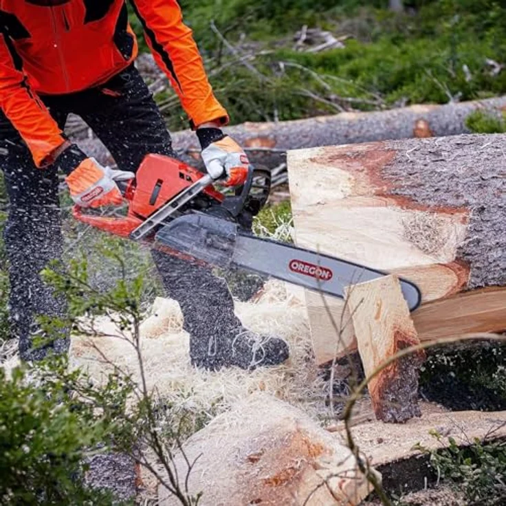Oregon SpeedCut Sägekette passend für 45cm Dolmar, Gardol, Jonsered, Husqvarna, Lux, McCulloch Motorsägen, 72 Treibglieder – Bild 7