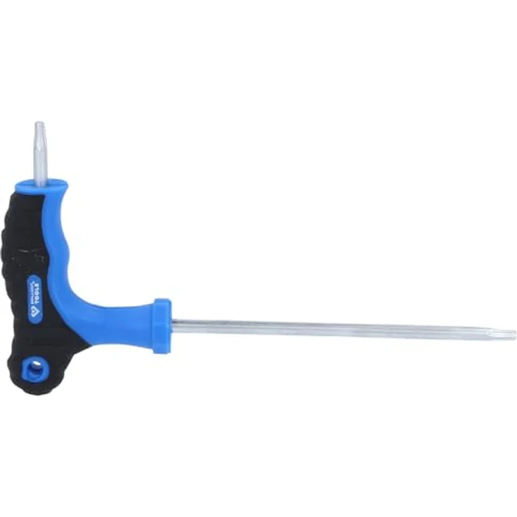 Brilliant Tools BT041012 Winkelschraubendreher T 15, ergonomischer T-Griff aus Chrom-Vanadium-Stahl, matt verchromt, 10 cm Länge – Bild 1