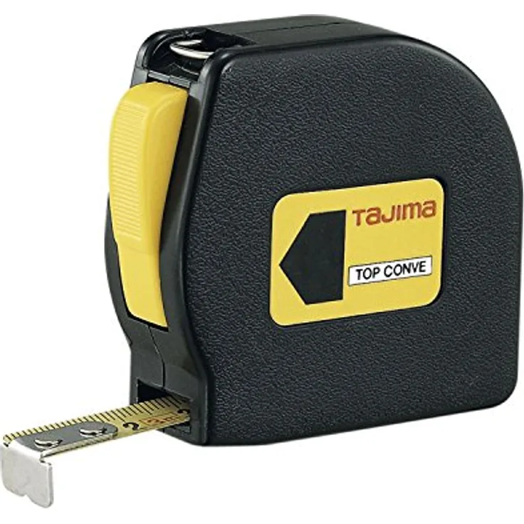 Tajima Ergonomisches Bandmaß, 3,5 m/13 mm Original mit Clip, 1 Stück, TAJ-11626
