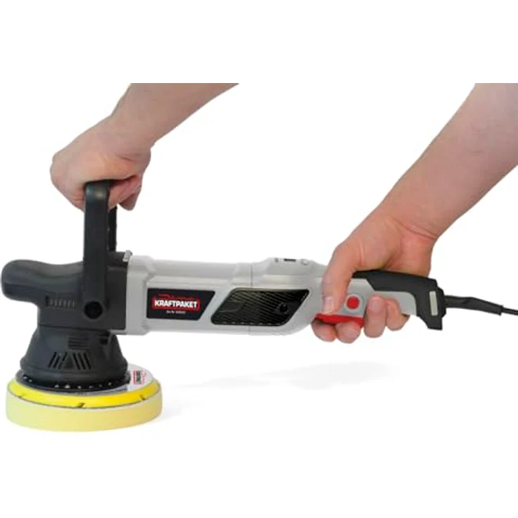 DINO KRAFTPAKET Poliermaschine Exzenter 950W 15mm Hub Digitale Anzeige 640229 – Bild 4
