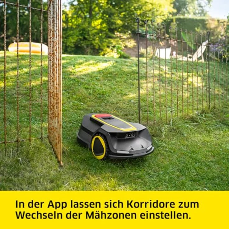 Kärcher Mähroboter RCX 6, GPS-gesteuertes Modell für bis zu 3000 m² Fläche, mit App-Steuerung und intelligenten Hinderniserkennung – Bild 6