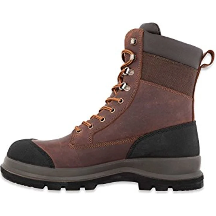 Carhartt Detroit 8 Sicherheitsschuh, wasserdicht, Fiberglas-Zehenkappe, braun – Bild 2