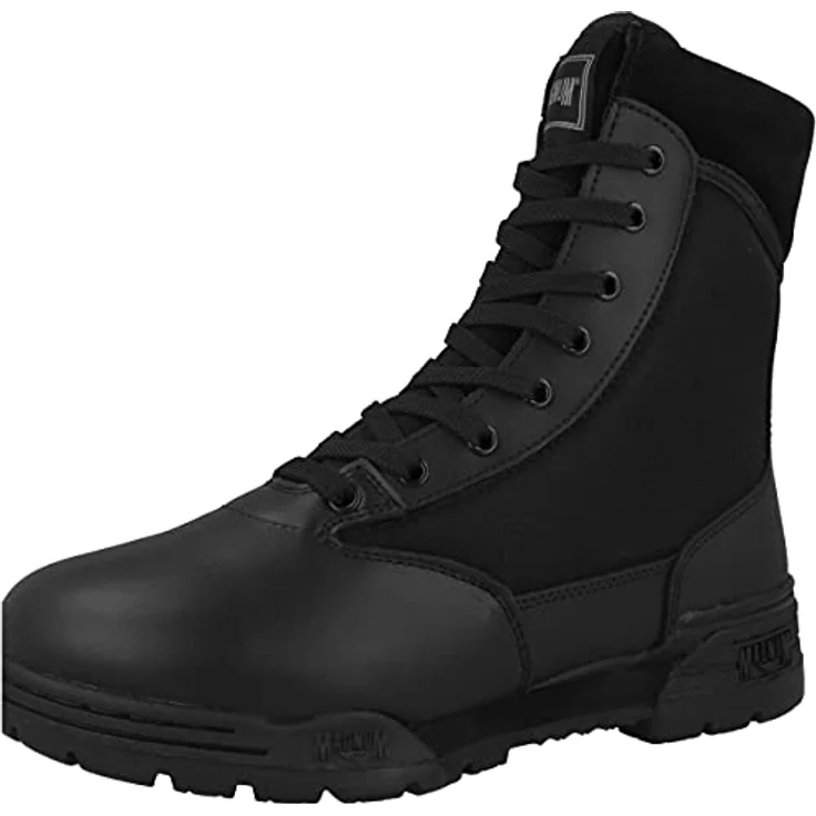 Hi-Tec Magnum Classic M800892, Sicherheitsschuhe aus Leder mit atmungsaktivem Mesh, schwarz, Gr. 47 – Bild 4