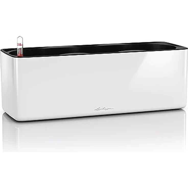 LECHUZA CUBE Glossy Triple weiß-highgloss 13670 – Bild 1