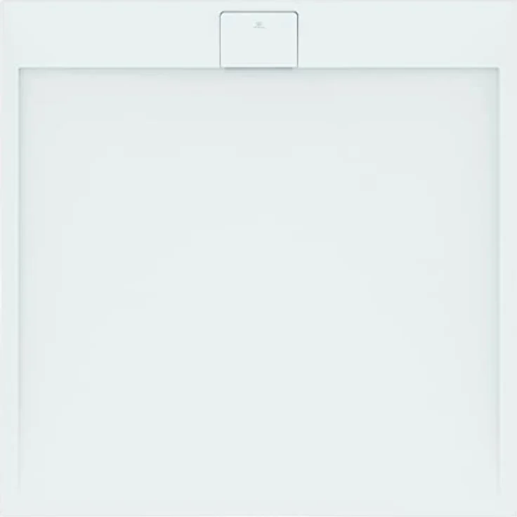 Ideal Standard Ultra Flat S i.life Quadrat-Brausewanne, 1200x1200x30mm, Mineralguss mit rutschhemmender Oberfläche, Ablaufmitte – Bild 7