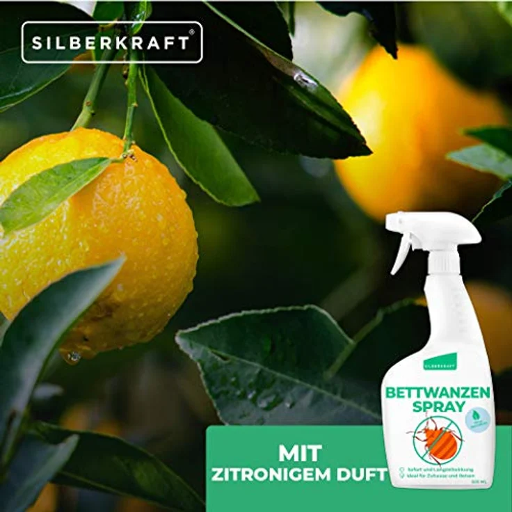 Silberkraft Bettwanzenspray 500 ml für Matratzen und Betten, effektiv Bettwanzen bekämpfen, hilfreiches Anti-Bettwanzen-Mittel gegen Bettwanzen und Ungeziefer – Bild 5
