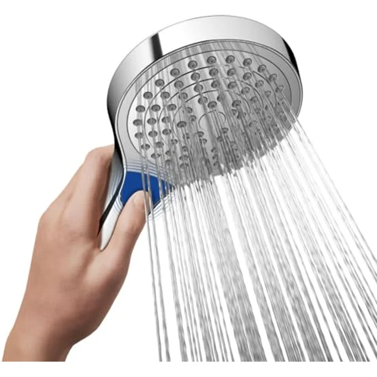 OTTO Villeroy & Boch Verve Showers Handbrause mit drei Strahlarten, Chrom – Bild 4