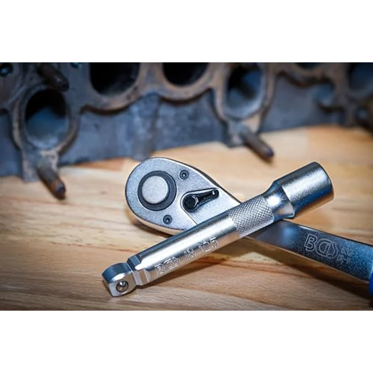 BGS technic Bohrer- und Bitset 2245, 62-teiliges Set mit verschiedenen Bits und Werkzeugen aus Chrom-Vanadium-Stahl – Bild 3