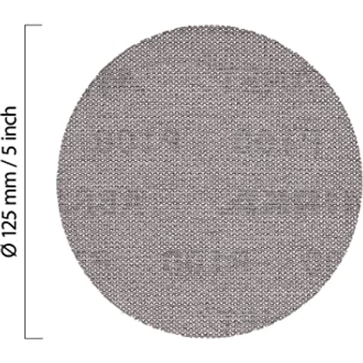 Mirka Abranet Schleifscheiben Ø 125 mm, Mix-Pack 35 Stück mit Körnungen 80-600 für Exzenterschleifer, staubfreies Schleifen, hohe Qualität – Bild 3