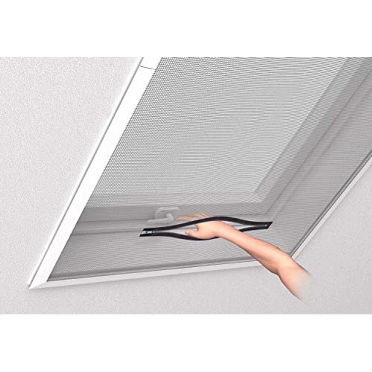 easy life Insektenschutz Gitter Dachfenster inkl. Klettband 140 x 170 cm weiß – Bild 3