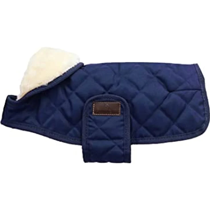 Kentucky Hundemantel Marineblau M 44-50cm - 160g Füllung, extra Wärme + Komfort, diamantenförmiges Steppmuster – Bild 1
