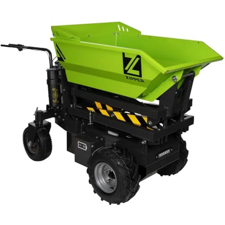 Zipper Elektro-Rad-Dumper ZI-ED600HKS, Scherenhubfunktion, hydraulische Kippmulde, 500 kg Nutzlast, emissionsfreier Elektroantrieb – Bild 2