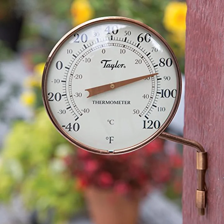 Taylor Precision Products 481CR Zifferblattthermometer, 10,8 cm, Kupfer – Bild 2