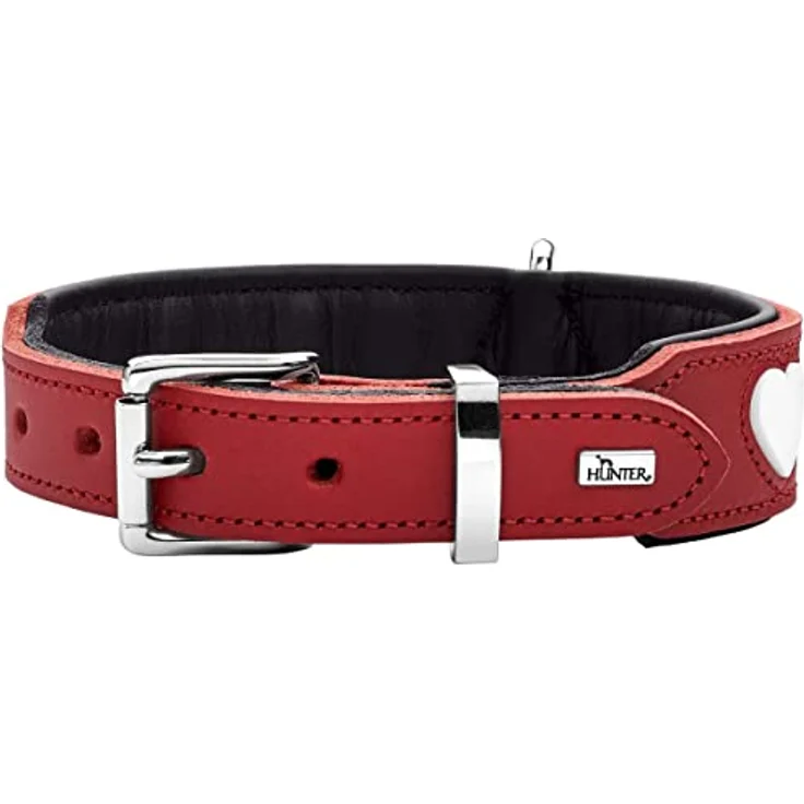 HUNTER Halsband Love Farbe rot/schwarz, Größe 55 – Bild 2