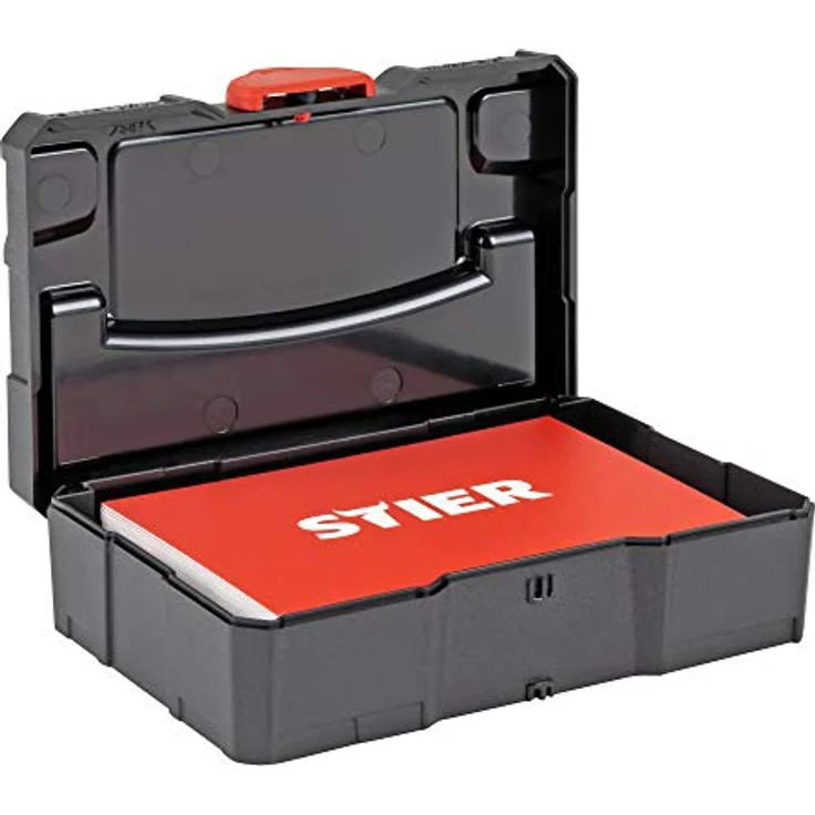STIER Micro-Systainer BLACK-Edition, Werkzeugkoffer mit T-Loc ...