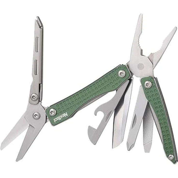 NEXTOOL Multitool NE20050, 10-in-1 Multifunktionswerkzeug, grün – Bild 1