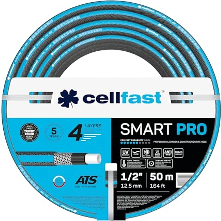 Cellfast Gartenschlauch SMART ATSV 1/2 Zoll 50 m – Bild 2
