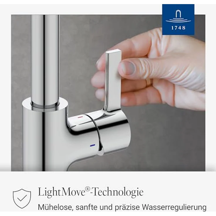 Villeroy & Boch Variaro Küchenarmatur FirmaFlow® Kartusche mit Handbrause, 360° schwenkbarem Auslauf, Chrom-Finish – Bild 5