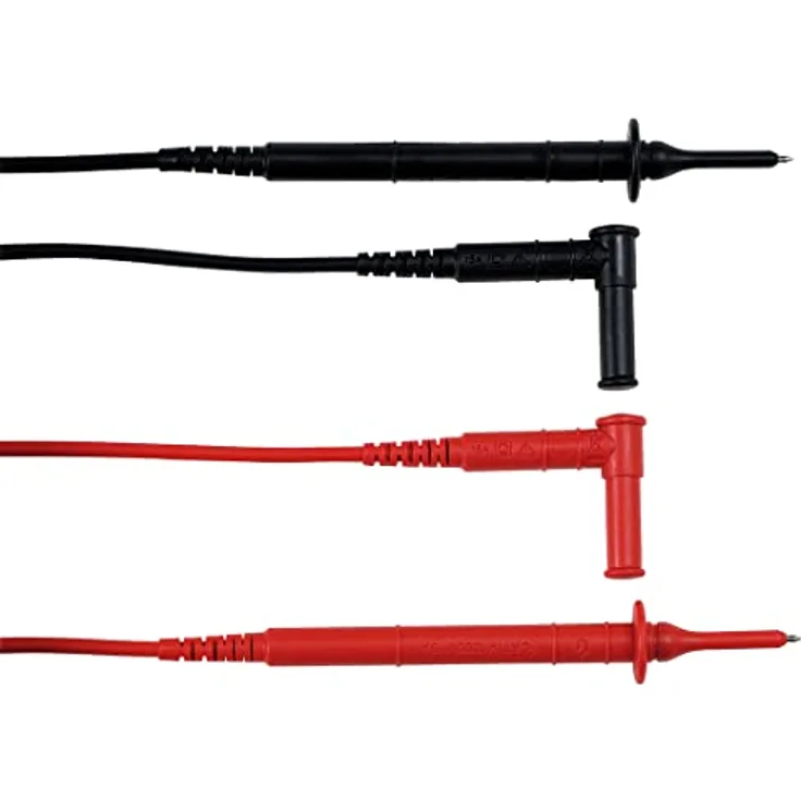 Chauvin Arnoux Messleitungs-Set [4mm Sicherheits-Stecker - ] 1.5m Rot, Schwarz 1 Set