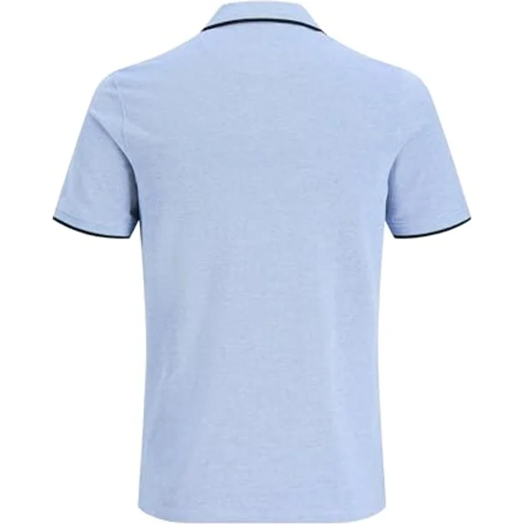 Jack & Jones Poloshirt Paulos Polo in Blau, Sportlich-lässiges Shirt mit kontrastfarbenen Elementen – Bild 8