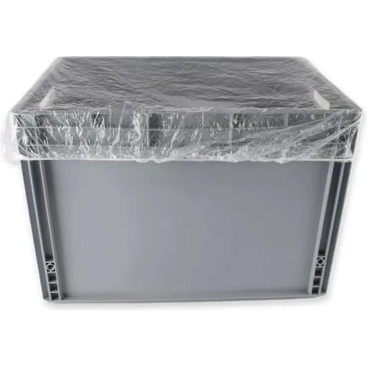 Hygostar Grillabdeckung PE-Abdeckhaube transparent, wasserfest, mit Gummizug, 750 x 700 mm