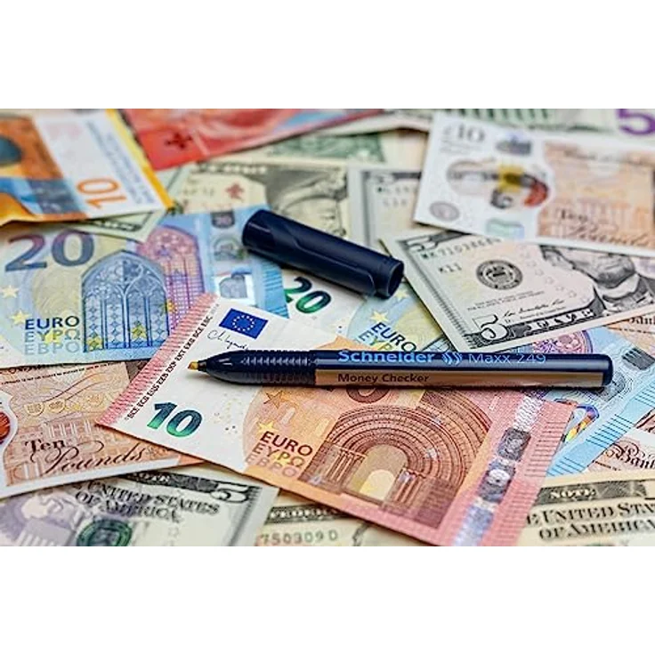 Schneider 124900 Maxx 249 Money Checker (Strichstärke: 1+3 mm, Geldschein-Prüfstift) 1 Stück – Bild 4