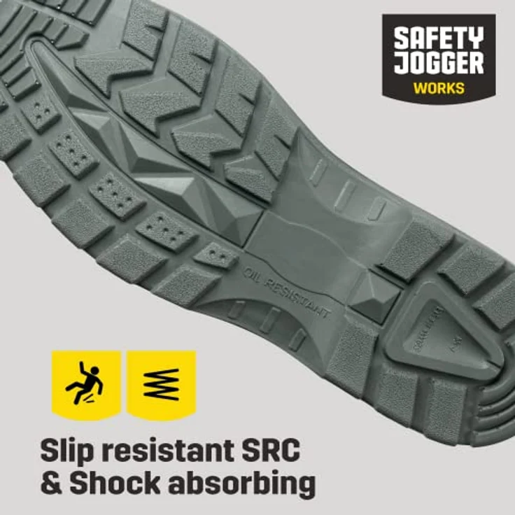 Safety Jogger X0600 S3 Sicherheitsschuh Leder, wasserdicht, Stahlkappe, öl- und kraftstoffbeständig – Bild 4