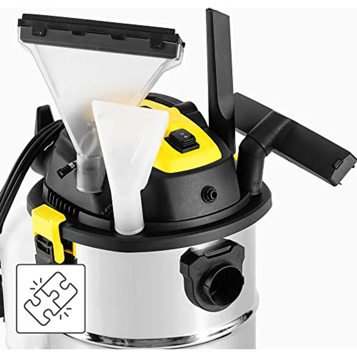 TROTEC Nass-Trocken-Sauger Waschsauger VC 1200W, 4-in-1-Mehrzwecksauger, 1200 W, Nasssaugfunktion Trockensaugfunktion Ausblasfunktion Sprühfunktion - Preisvergleich – Bild 4