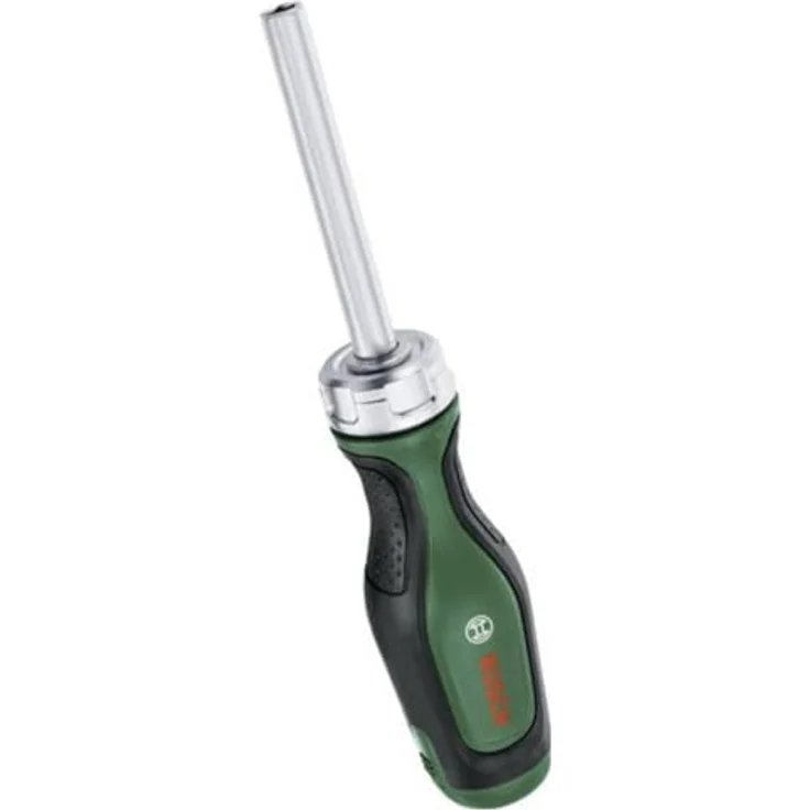 Bosch Home and Garden 1600A032V0 Ratschen-Schraubendreher mit 12 Bits, schwarz – Bild 1