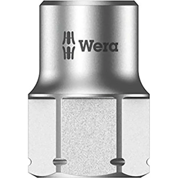 Wera Zyklop-Steckschlüsseleinsatz 6.3 mm (1/4), SW 7 mm, Chrom-Vanadium Stahl, hochglanzverchromt, ideal für enge Bauräume – Bild 1