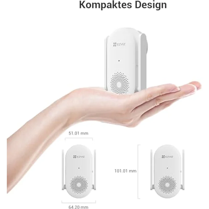 EZVIZ CH1 Innengong für Smarte Türklingel EP3X PRO, 20 Klingeltöne, einstellbare Lautstärke, bis zu 72 dB – Bild 8