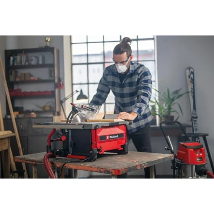 Einhell TE-TS 10 T, Tischkreissäge mit 1800 W, Aluminiumtisch und Softstart-Funktion – Bild 3