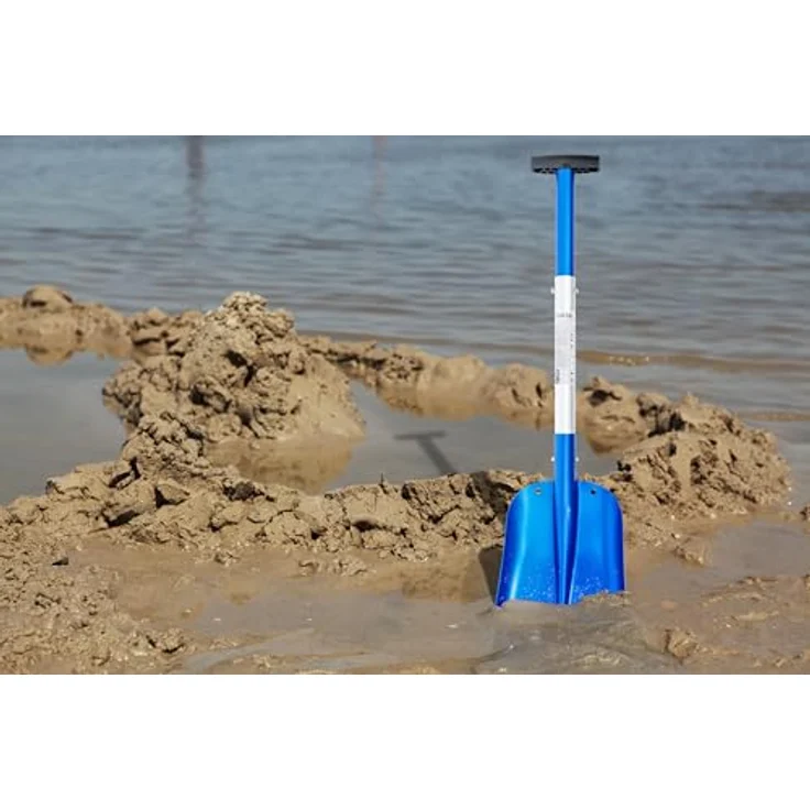 BGS Aluminium Schneeschaufel mit steckbarem Schnellverschluss-Stiel, teleskopierbar, ideal für Auto und Outdoor-Aktivitäten – Bild 2