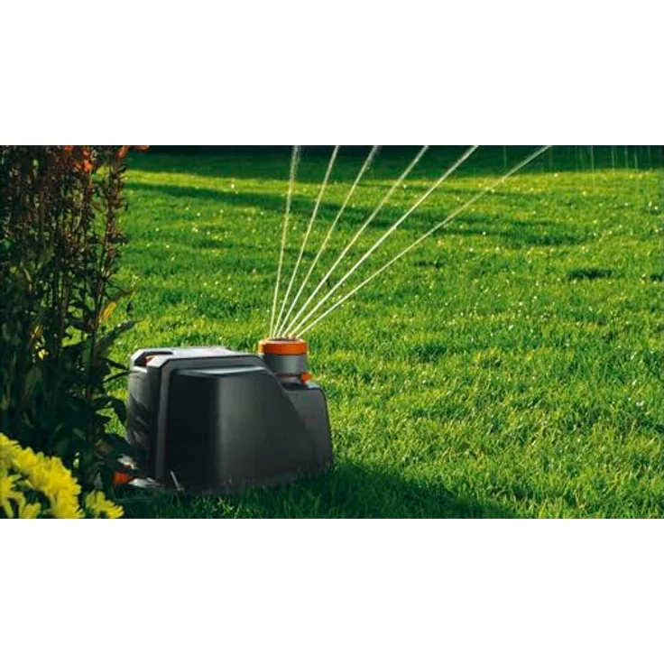 GARDENA Comfort Vielflächenregner AquaContour automatic: Flächenbewässerung für die individuelle Bewässerung nahezu jeder Gartenkontur, einfache Programmierung, Reichweite 2.5 - 10.5 m (8133-20) – Bild 6