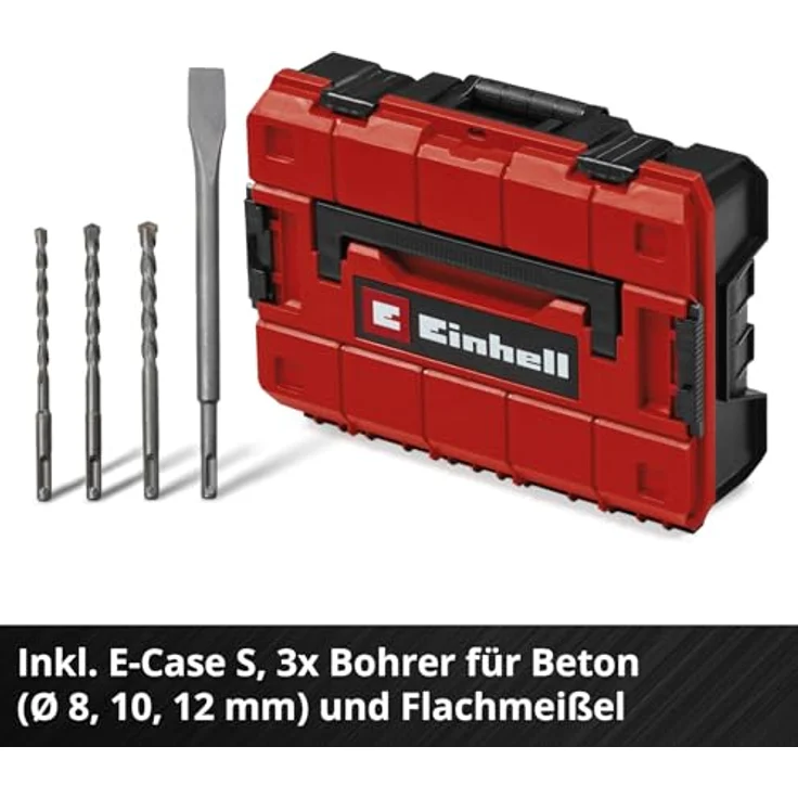 Einhell Akku-Bohrhammer TP-HD 18/28 Li BL +4, mit 18V/3,0Ah Akku und Ladegerät, Brushless Motor, SDS-Plus-Werkzeugaufnahme, LED-Licht, inkl. Transportkoffer, blau – Bild 6