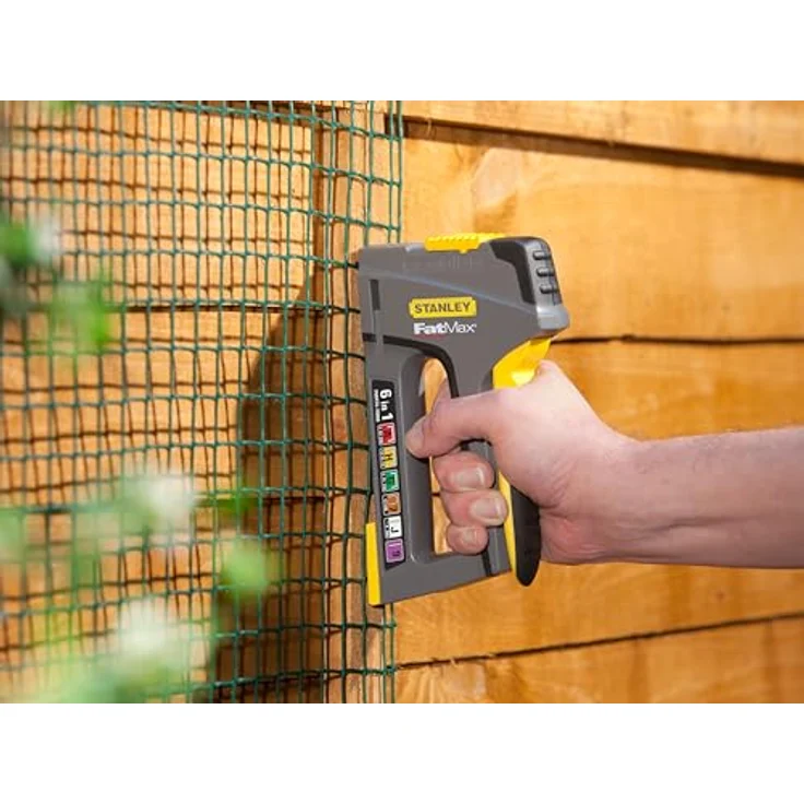 STANLEY Nagler Handtacker und -nagler FatMax, 6-in-1 Alleskönner mit Einschlagstärken-Einstellung – Bild 5