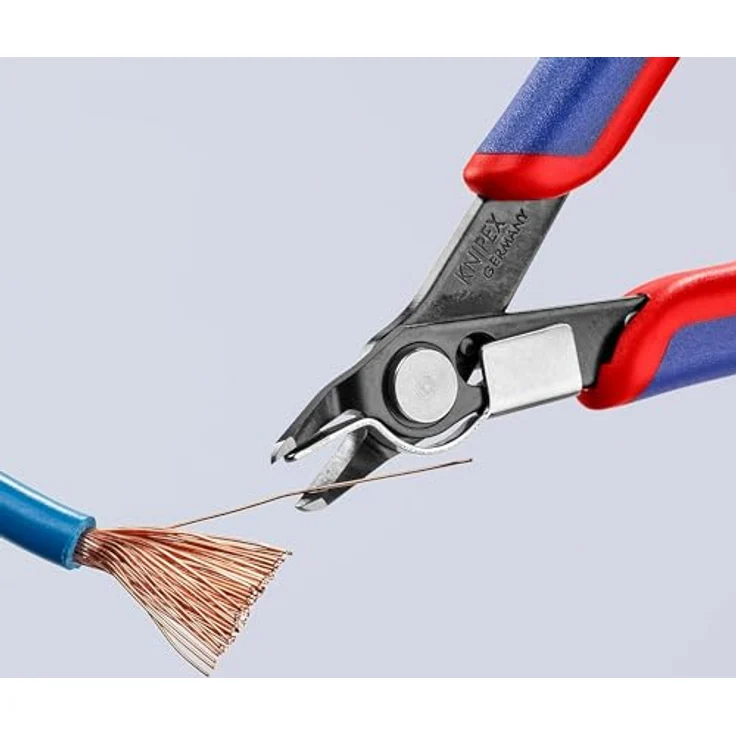 KNIPEX 78 41 125 Electronic Super Knips mit Mehrkomponenten-Hüllen brüniert 125 mm – Bild 5