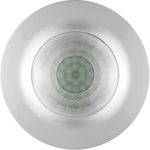 GRÄSSLIN 18.06.0026.1 talis 360 A - Passiv-Infrarot Bewegungsmelder für Deckenmontage im Innenbereich I 1-Kanal I 360° Erfassungswinkel I LED 200W I Glüh- und Halogen 1000W