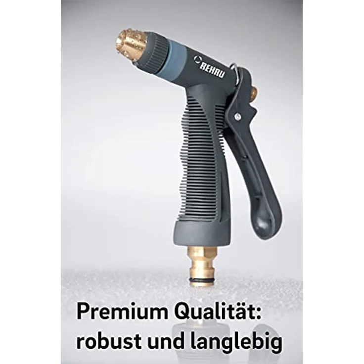 REHAU Profi-Spritze Premium, präziser Strahl zum Reinigen, ergonomischer Lamellengriff, hochwertige Metallausführung – Bild 5