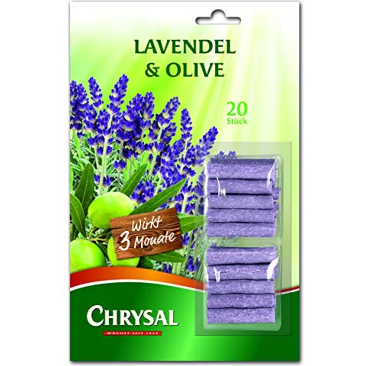 Chrysal Lavendel & Olive Düngestäbchen - 20 Stück – Bild 2