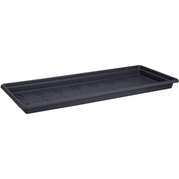Elho Untersetzer für Green Basics Pflanzkasten [schwarz, 80 cm] – Bild 3
