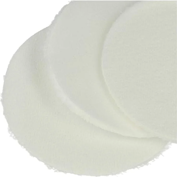 vhbw 6x Polierpad für Kärcher FP 202, PST 1000, FP 303, FP 222 - Polierscheiben-Set für Parkett, Durchmesser 12,5 cm, Weiß, waschbar bei 60°C – Bild 6