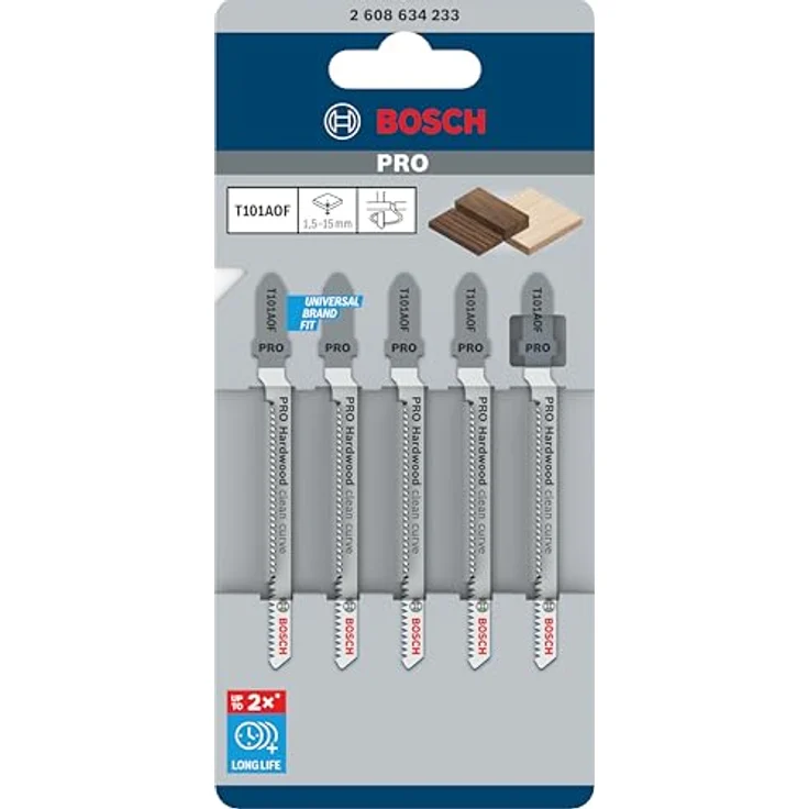 Bosch ProfessionalZubehör 2608634233 Stichsägeblatt T 101 AOF – Bild 2
