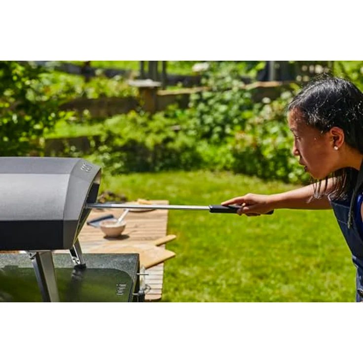 Ooni Pizzawender, Perforierter Pizzaschieber Rund (17cm) aus Aluminium, ultraleicht und hitzebeständig für professionelle Pizza-Drehtechnik – Bild 3