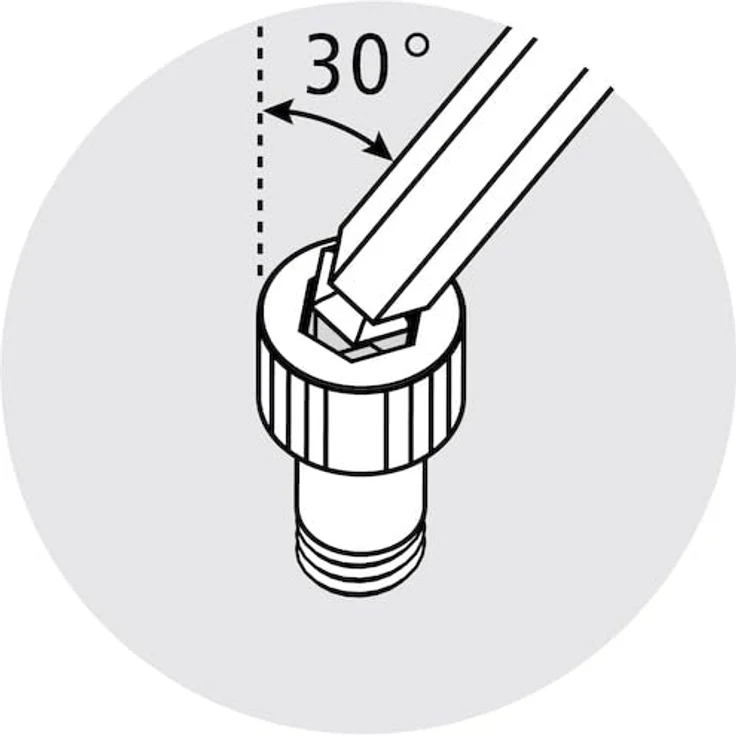 PB Swisstools Winkelschraubendreher DIN 911 Kugelkopf Rainbow, 4 mm mit kurzer Schenkellänge von 22 mm und langer Schenkellänge von 80 mm – Bild 3