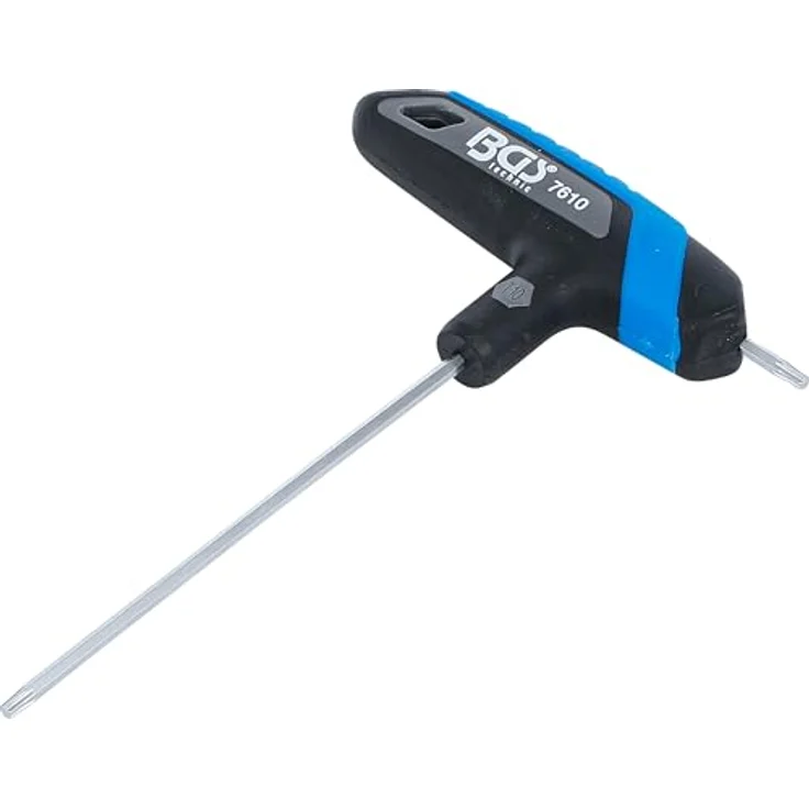 BGS 7610 Schraubendreher mit T-Griff | T10, Chrom-Vanadium-Stahl, 2-Komponenten-Griff | für Torx Schrauben – Bild 1